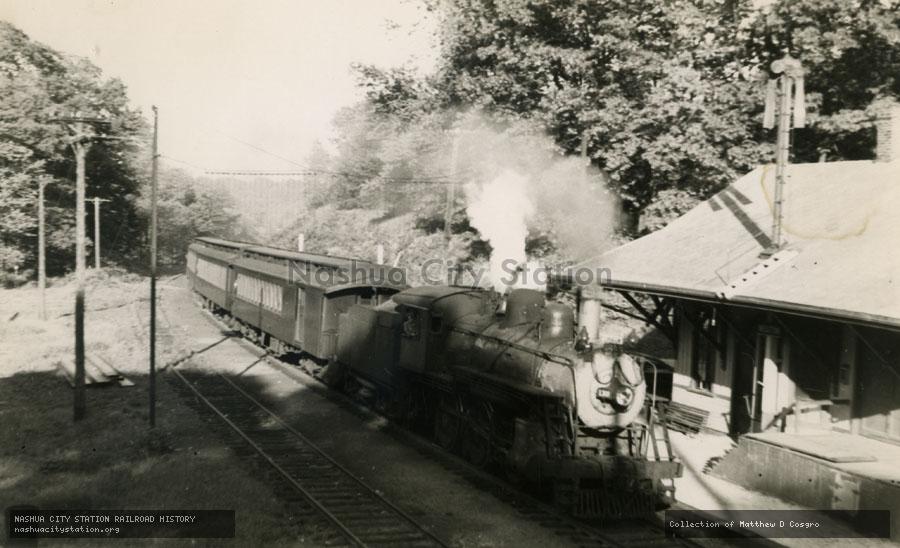 Postcard: Boston & Maine Railroad at Weston, Massachusetts